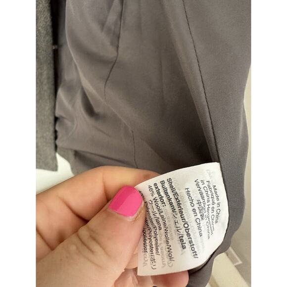 J. Crew Gray Women's Coat - Picture 7 of 11